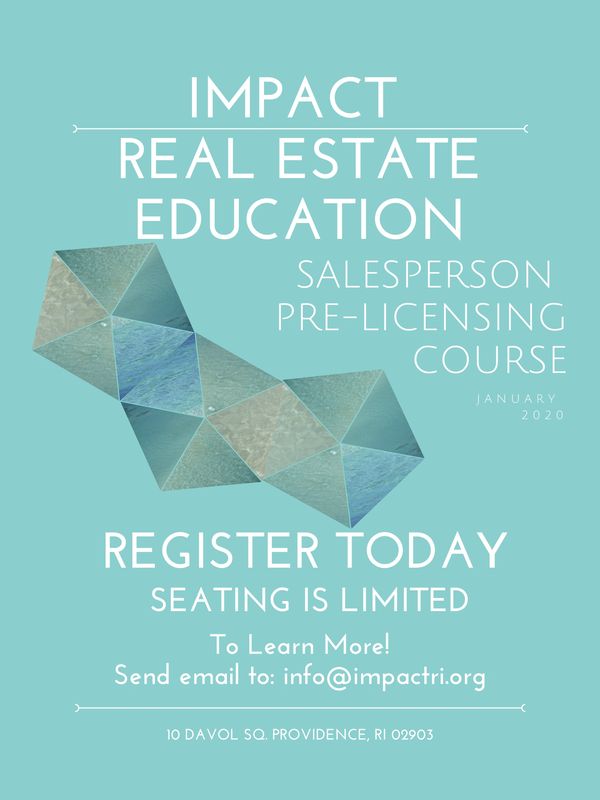 Real Estate Education Impact RI